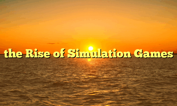 the Rise of Simulation Games