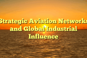 Strategic Aviation Networks and Global Industrial Influence
