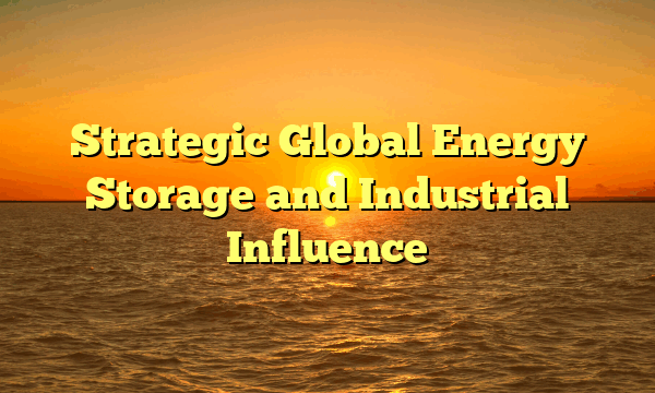 Strategic Global Energy Storage and Industrial Influence