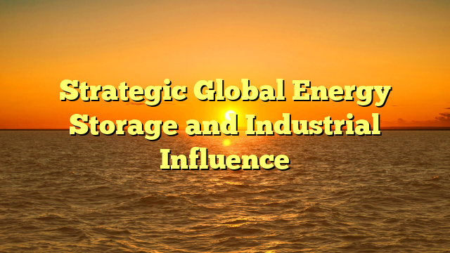 Strategic Global Energy Storage and Industrial Influence