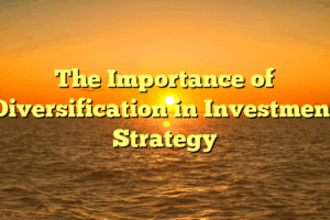 The Importance of Diversification in Investment Strategy