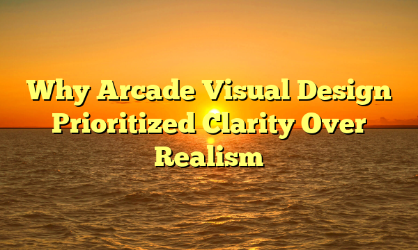 Why Arcade Visual Design Prioritized Clarity Over Realism