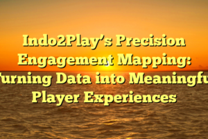 Indo2Play’s Precision Engagement Mapping: Turning Data into Meaningful Player Experiences